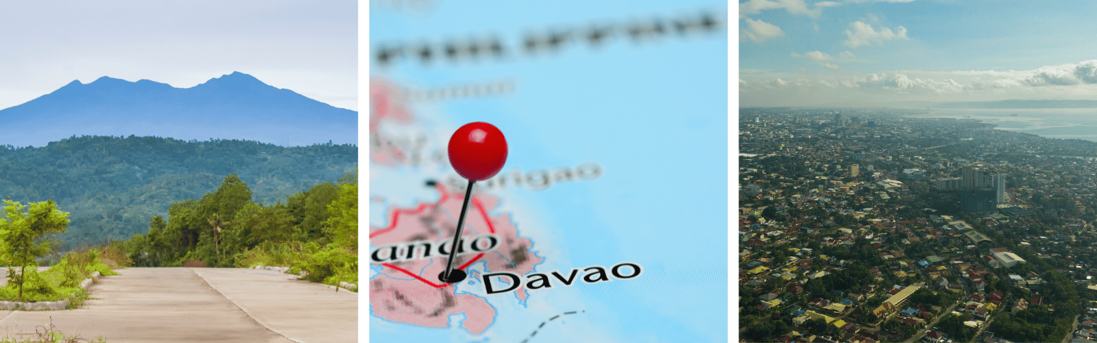 Different pictures present Davao City and the Region as a BPO destination.
